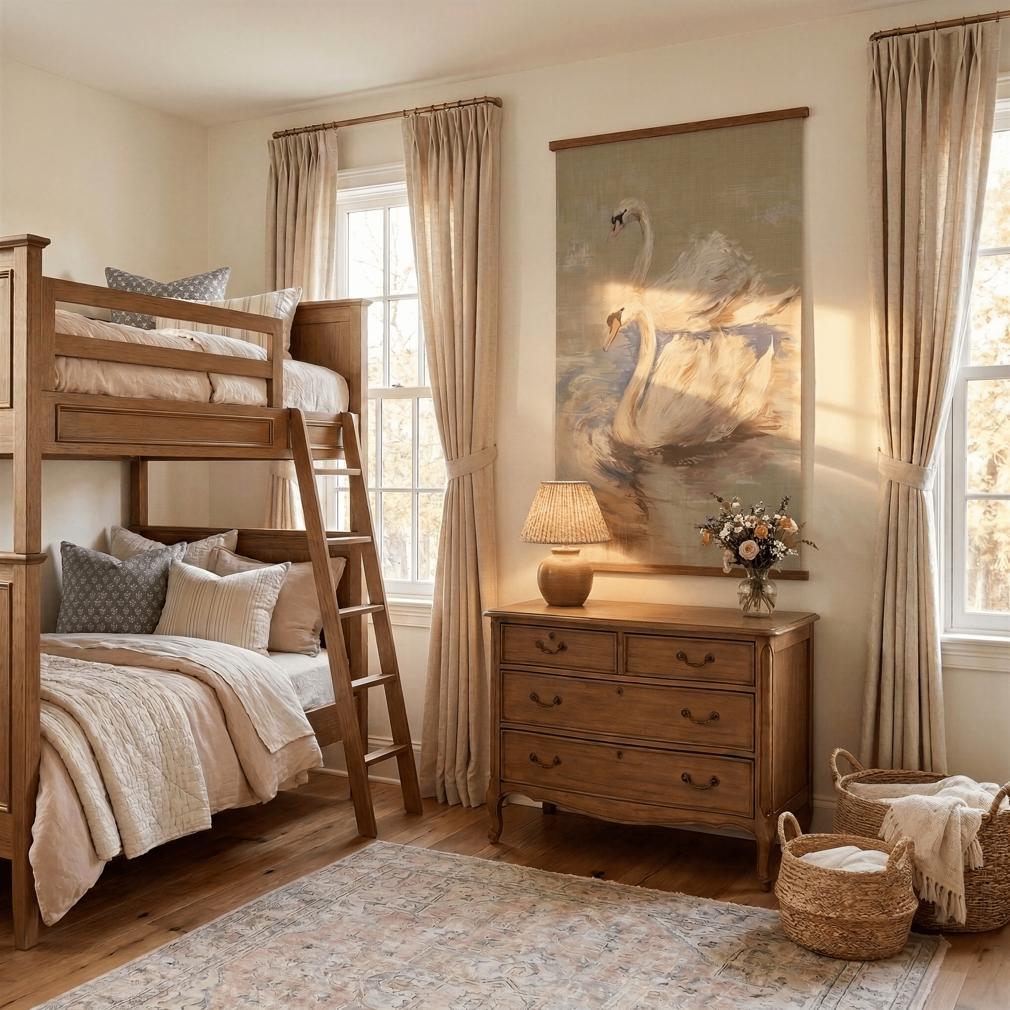 Swan Lake - Tapestry - Benton Lane Home - Lemon Park