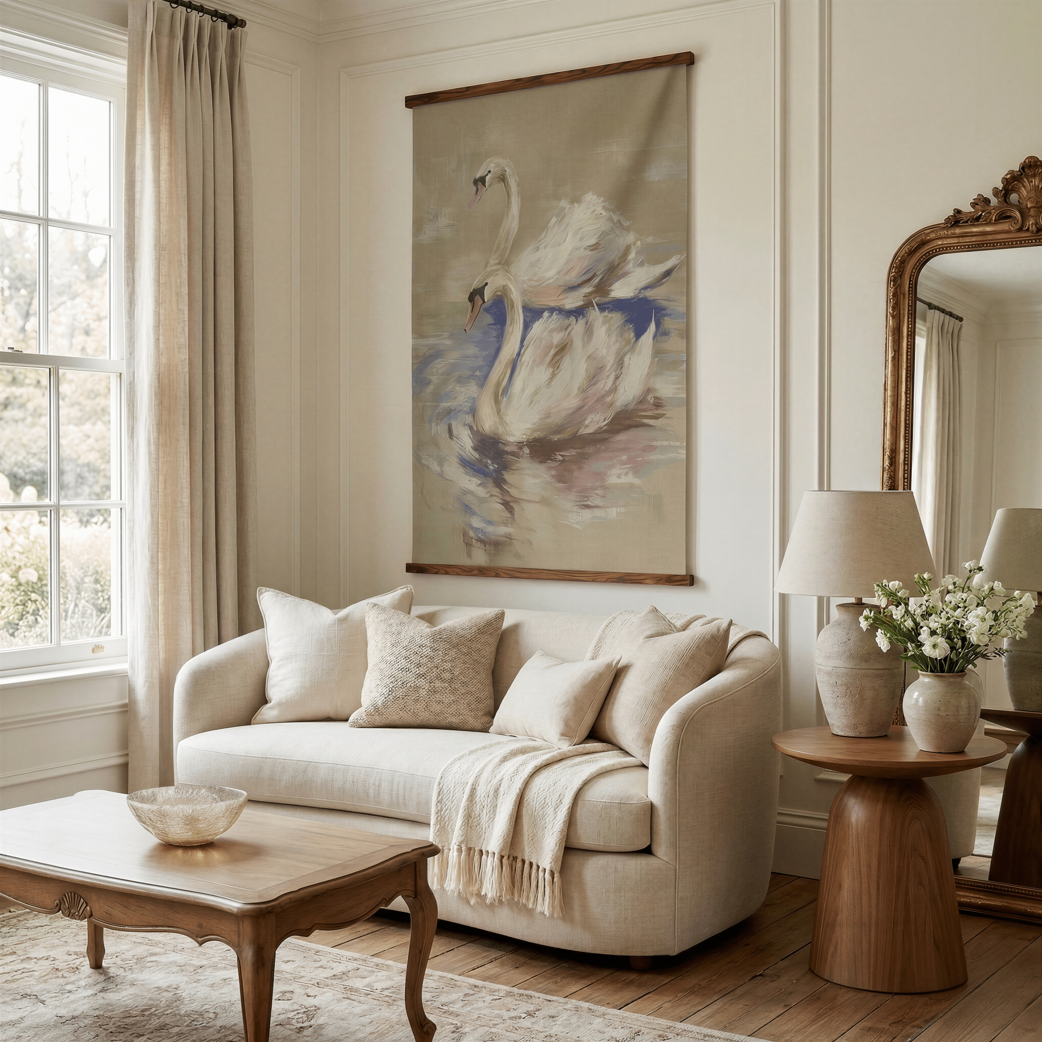Swan Lake - Tapestry - Benton Lane Home - Lemon Park
