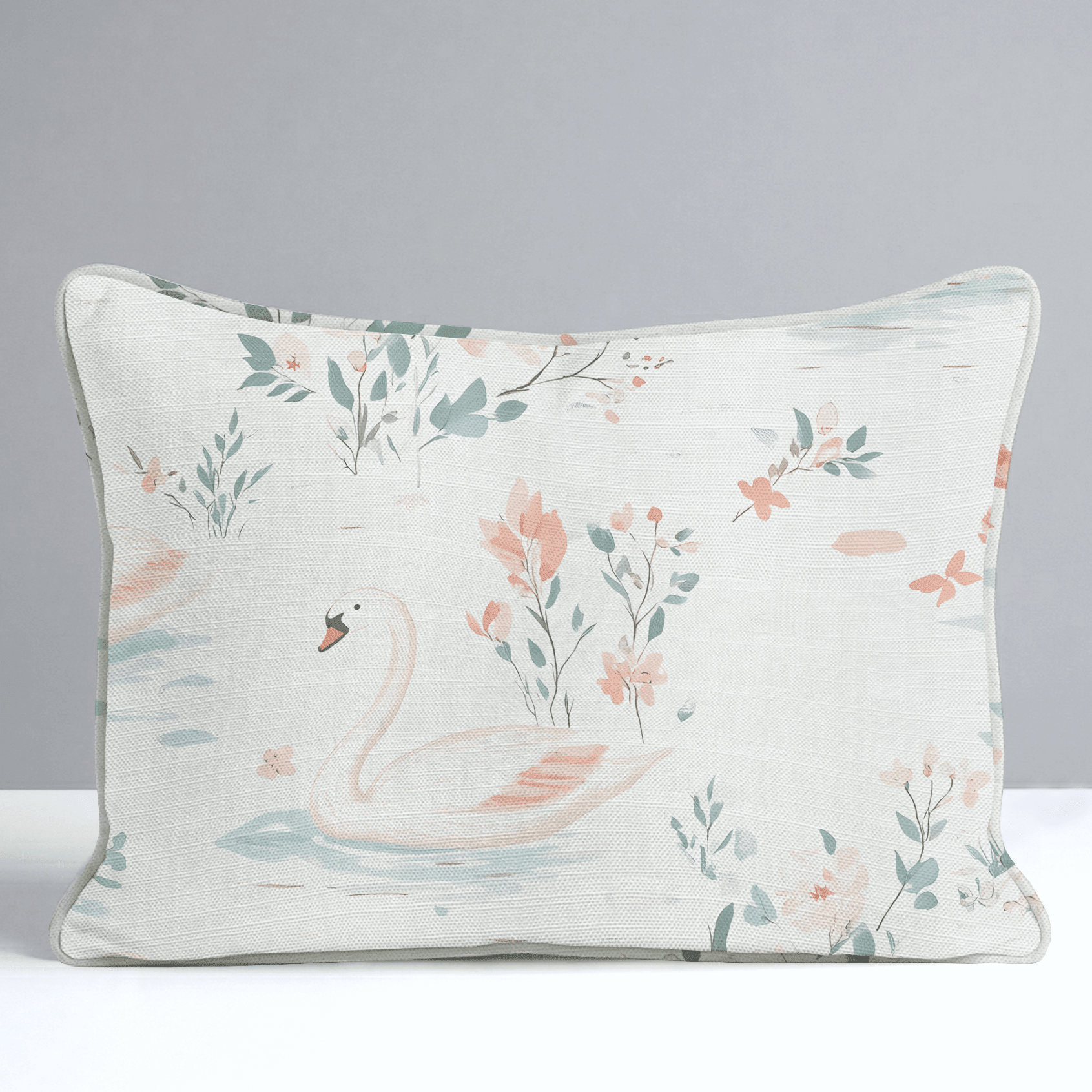 Swan Lake Throw Pillow - Benton Lane Home - Lemon Park