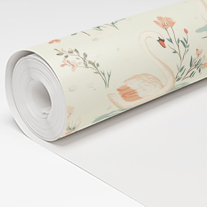 Swan Lake Wallpaper - Benton Lane Home - Lemon Park