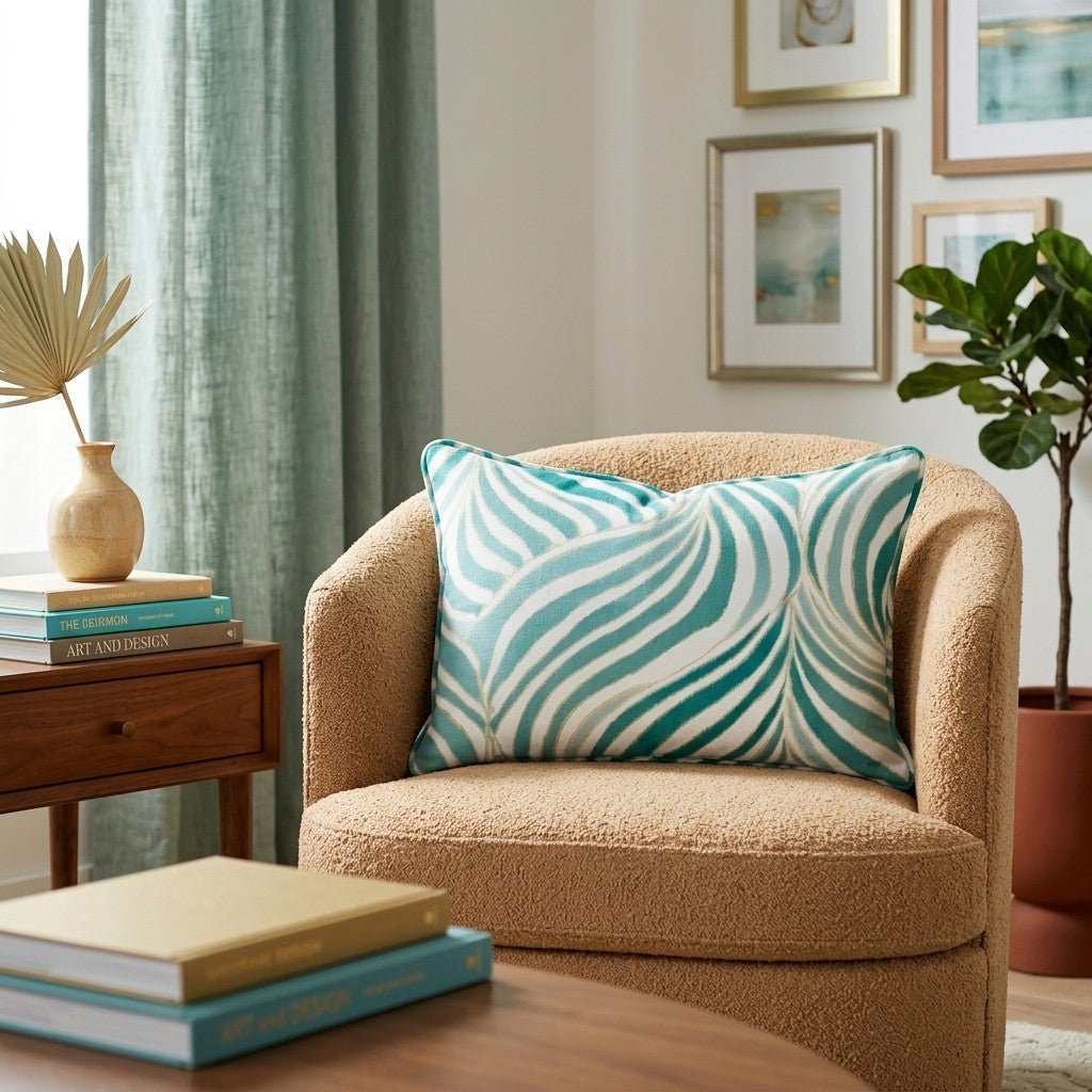 Sweet Bubbles Throw Pillow - Hillcroft Home