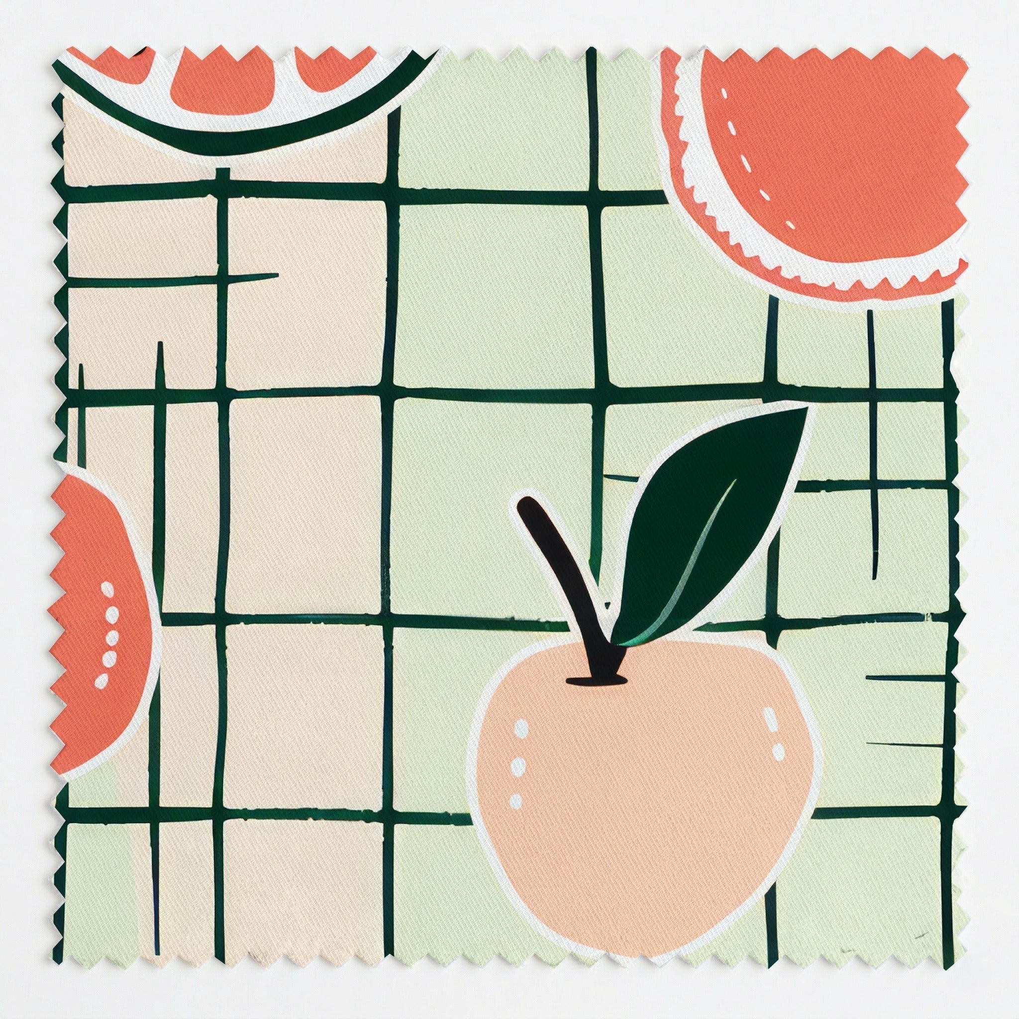 Sweet Citrus Squares - Fabric - Benton Lane Home - Lemon Park