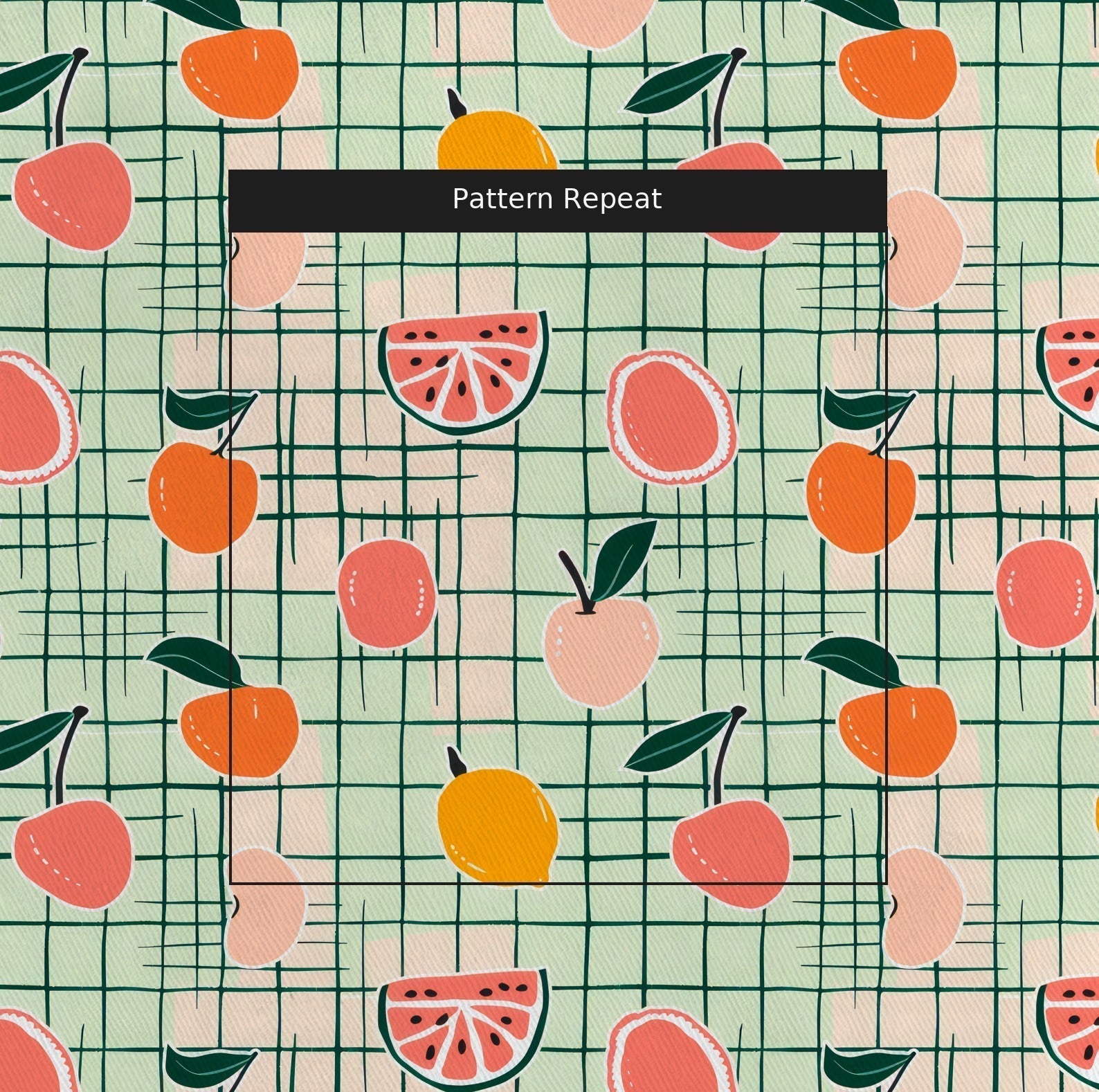 Sweet Citrus Squares - Fabric - Benton Lane Home - Lemon Park