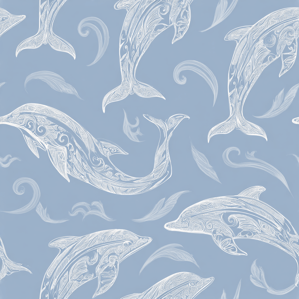 Swim With Dolphins Wallpaper - Lemon Park