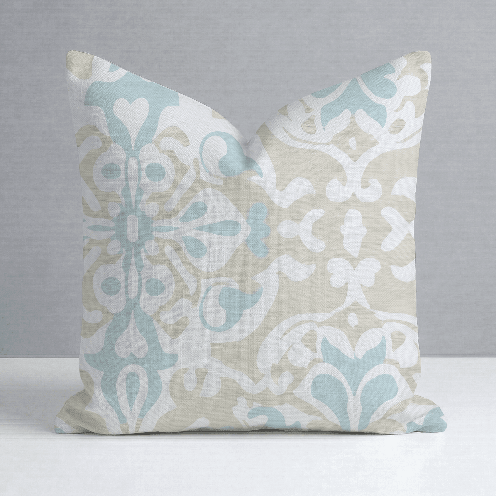 Swimming Throw Pillow - Benton Lane Home - Lemon Park