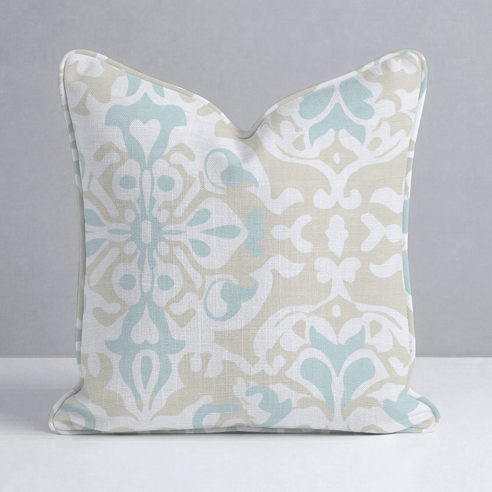 Swimming Throw Pillow - Benton Lane Home - Lemon Park