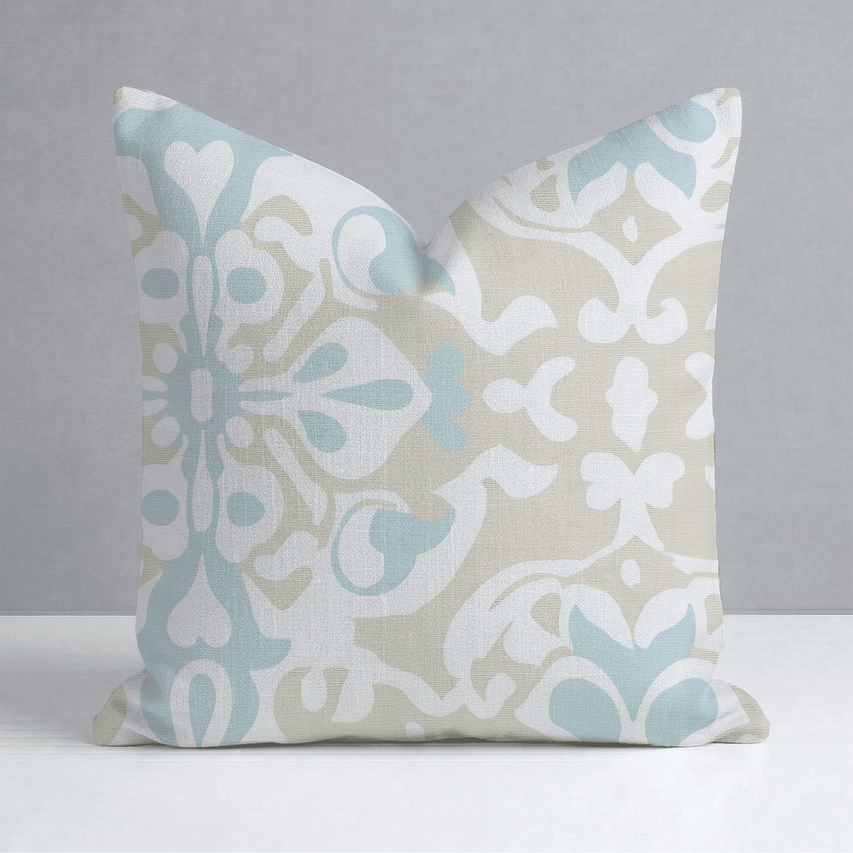 Swimming Throw Pillow - Benton Lane Home - Lemon Park