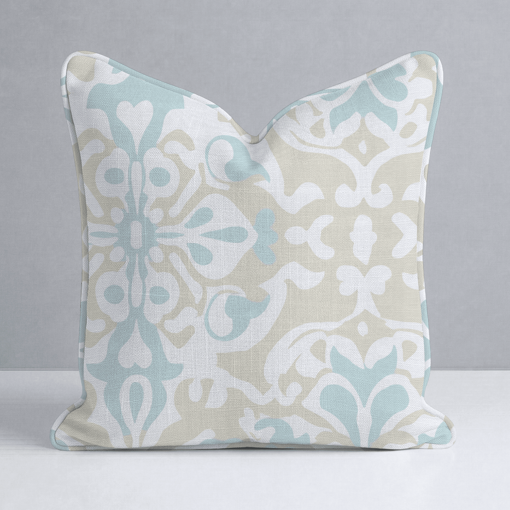 Swimming Throw Pillow - Benton Lane Home - Lemon Park