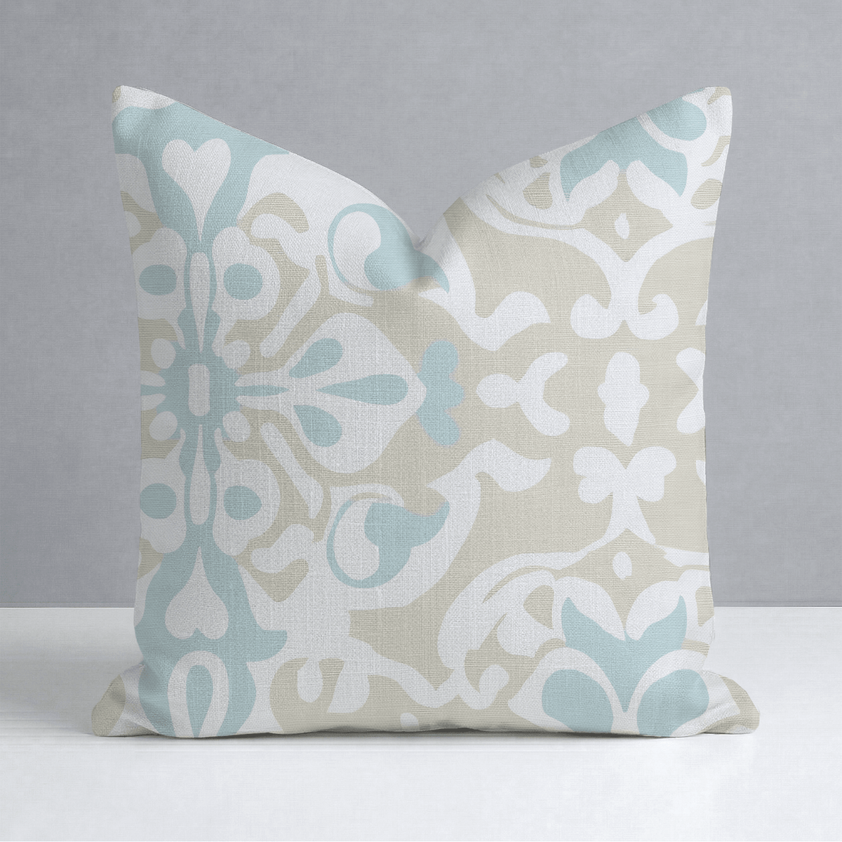 Swimming Throw Pillow - Lemon Park