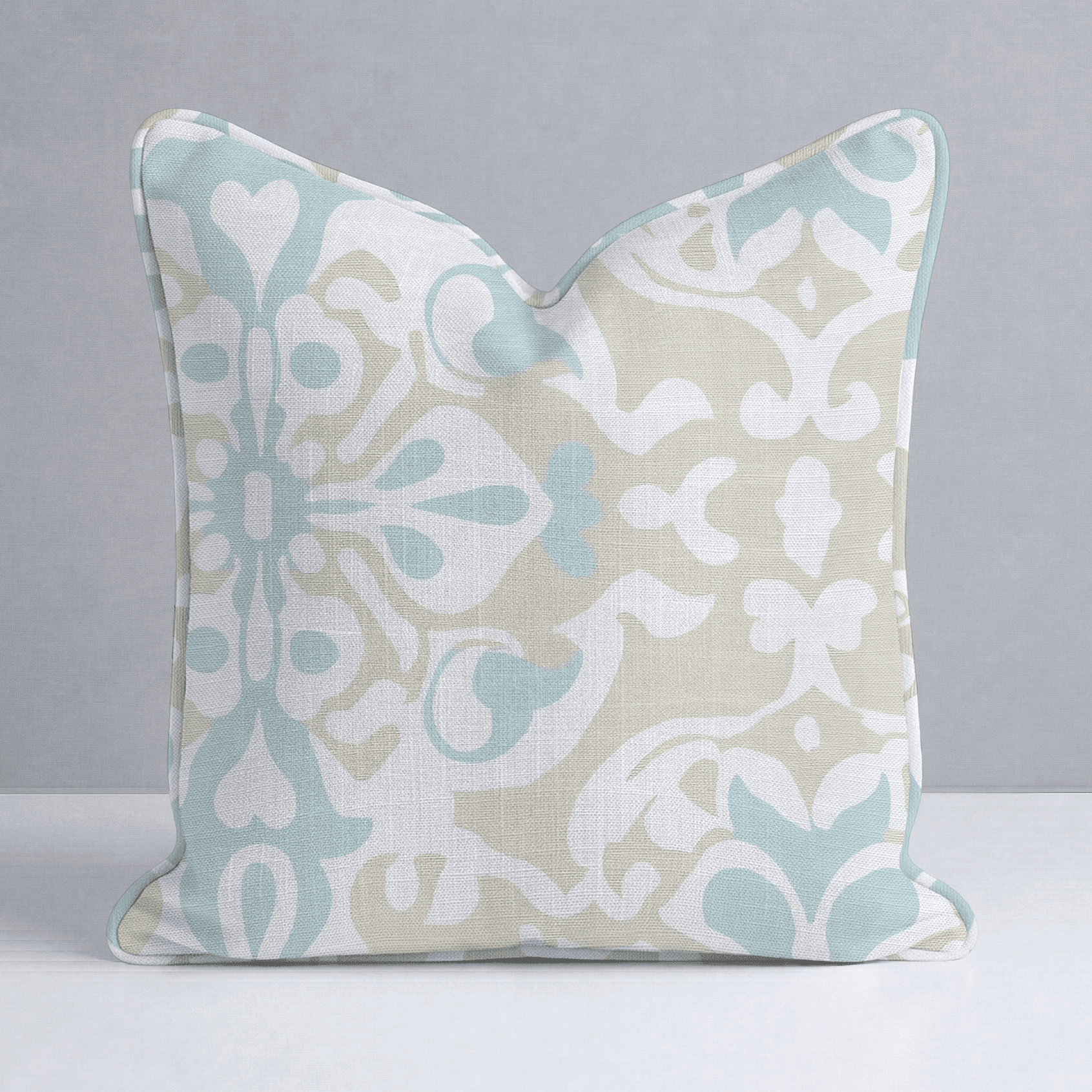 Swimming Throw Pillow - Benton Lane Home - Lemon Park