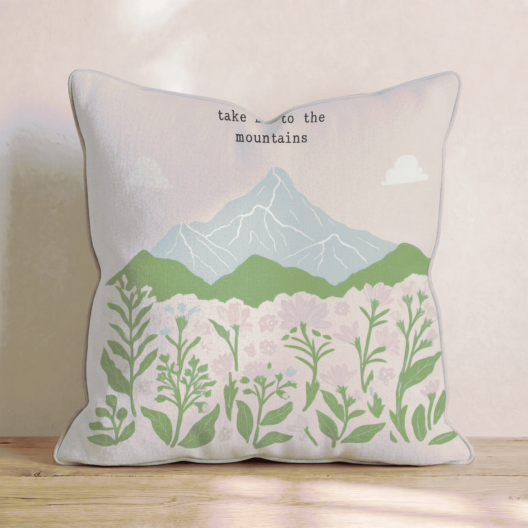 Take me to the Mountains Throw Pillow - Benton Lane Home - Hillcroft Home