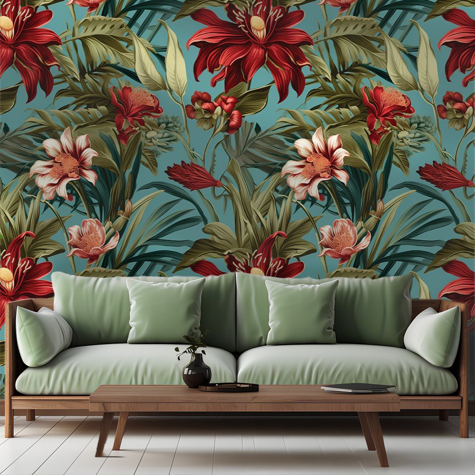 Tallulah Floral Wallpaper - Benton Lane Home - Painted Paper