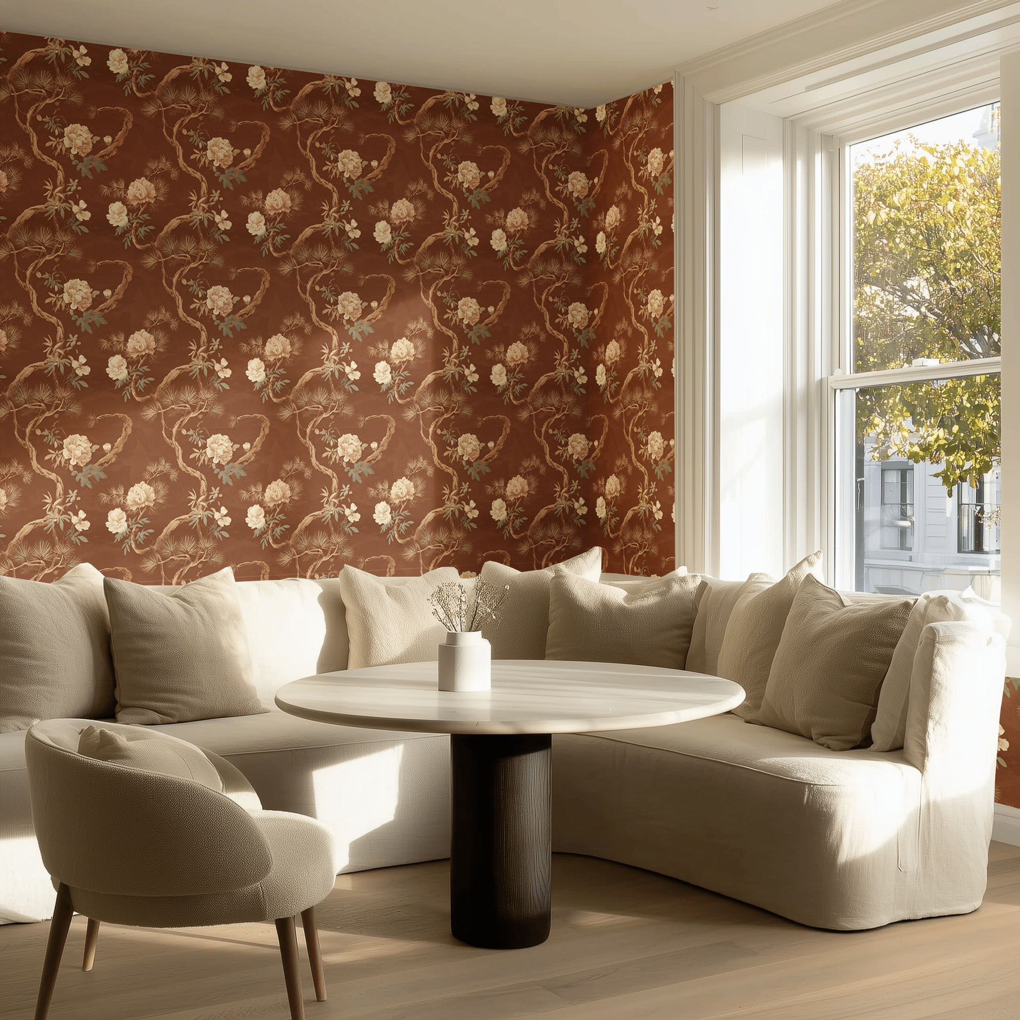 Tannin Wallpaper - Benton Lane Home - Painted Paper