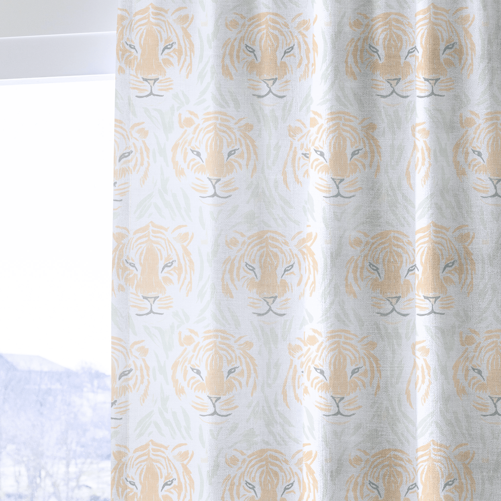 Tara Tigers - Drapery - Benton Lane Home - Lemon Park
