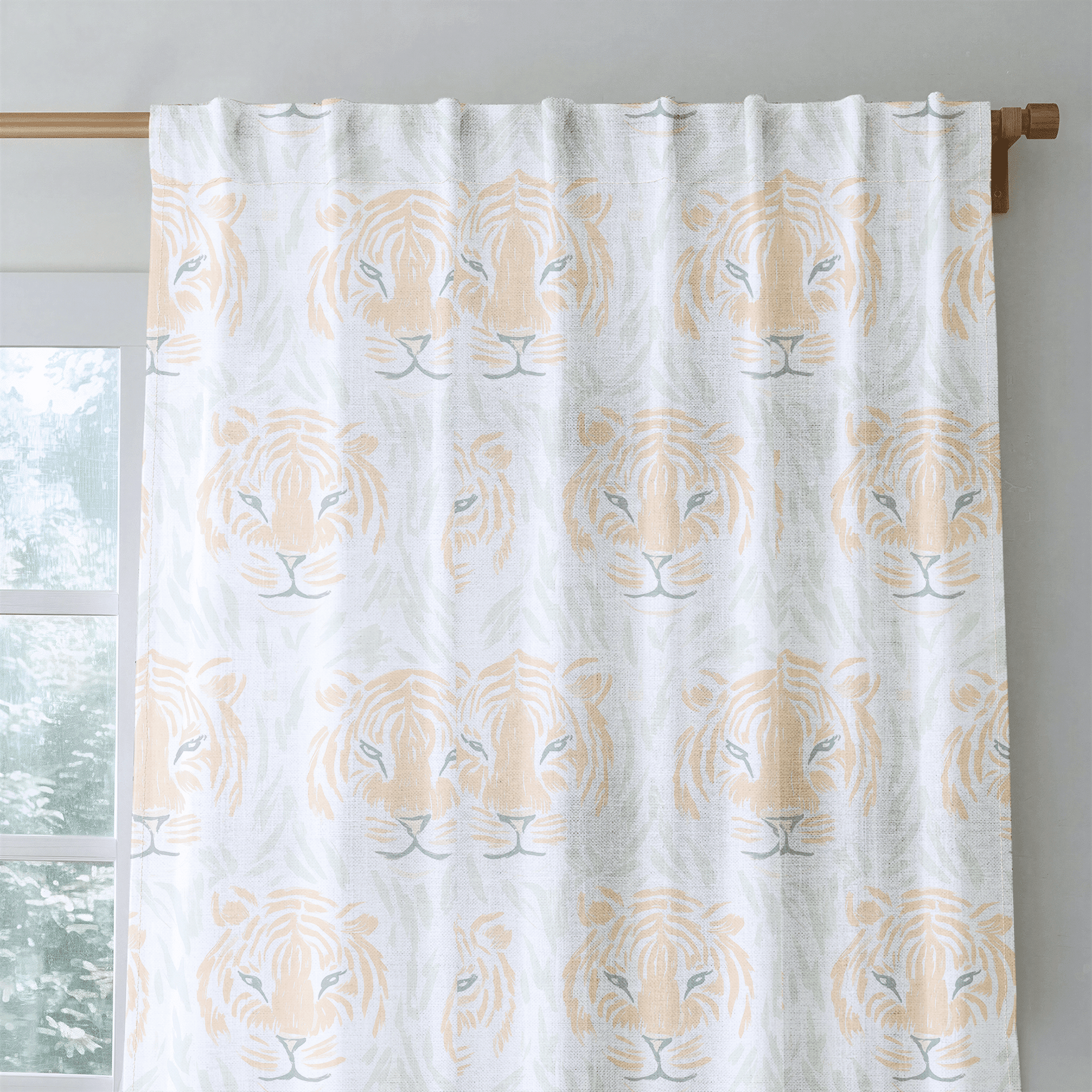Tara Tigers - Drapery - Benton Lane Home - Lemon Park