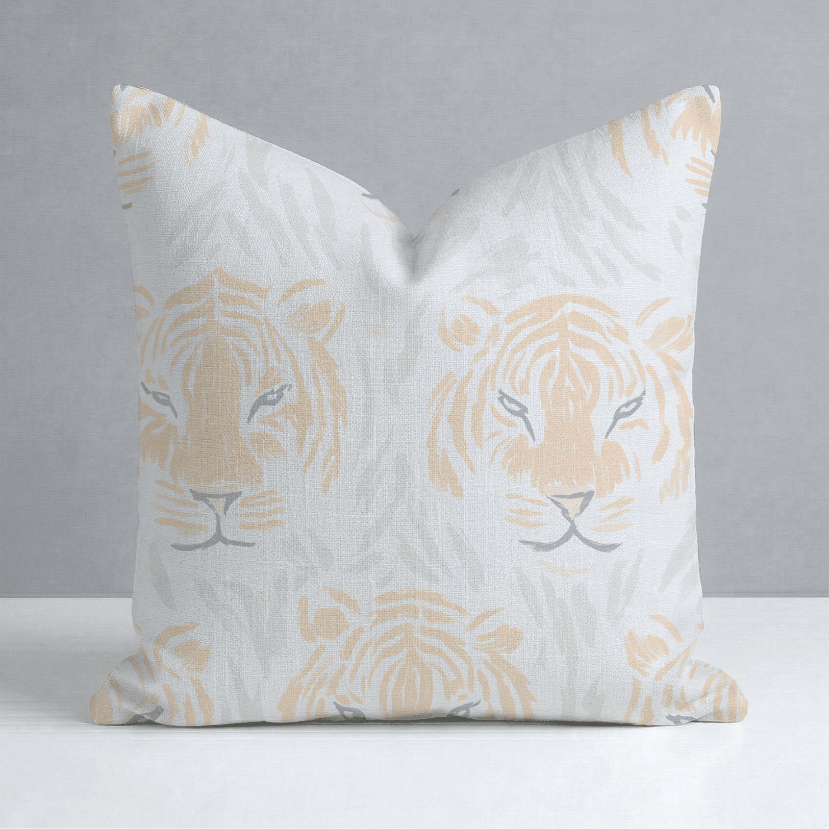 Tara Tigers Throw Pillow - Benton Lane Home - Lemon Park