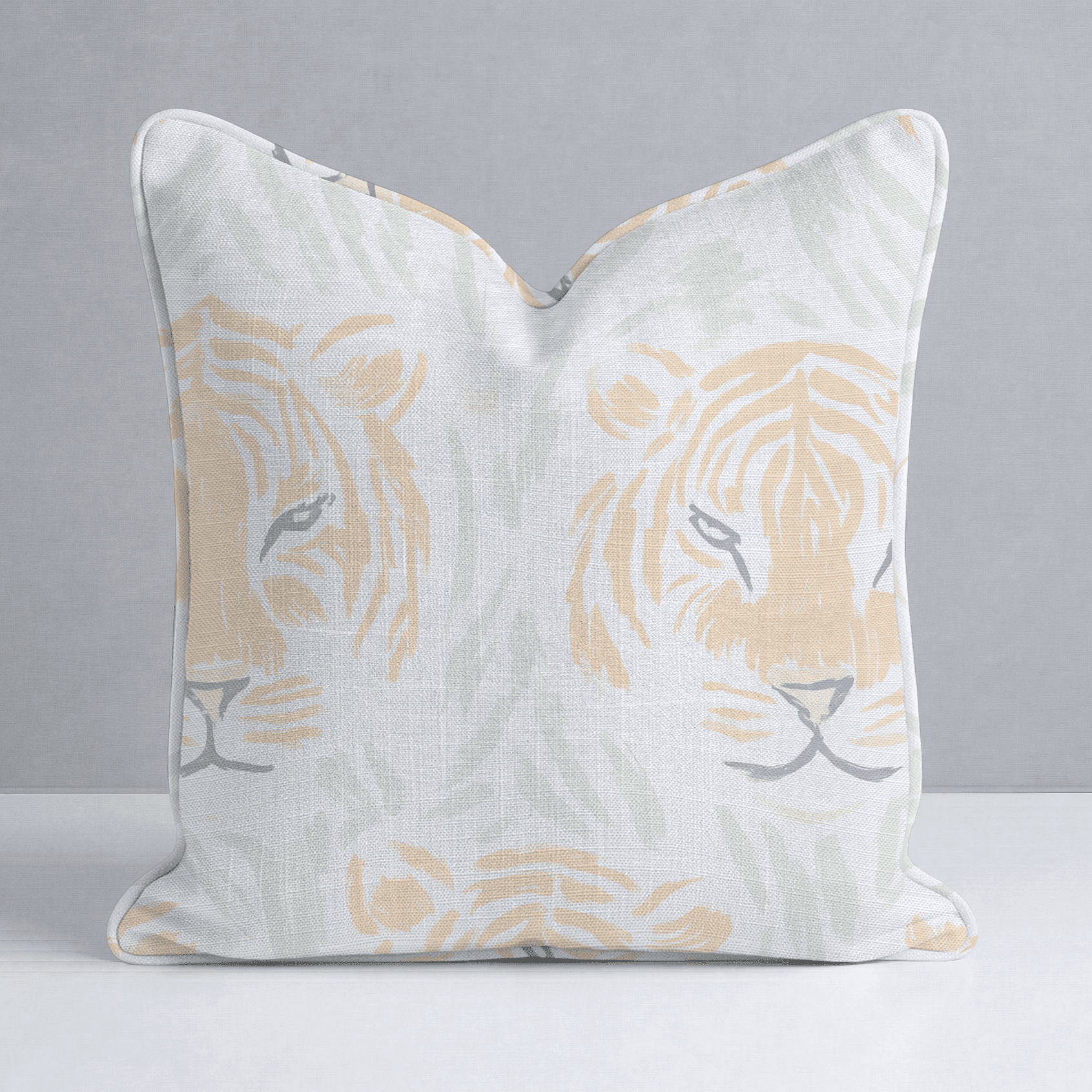 Tara Tigers Throw Pillow - Benton Lane Home - Lemon Park