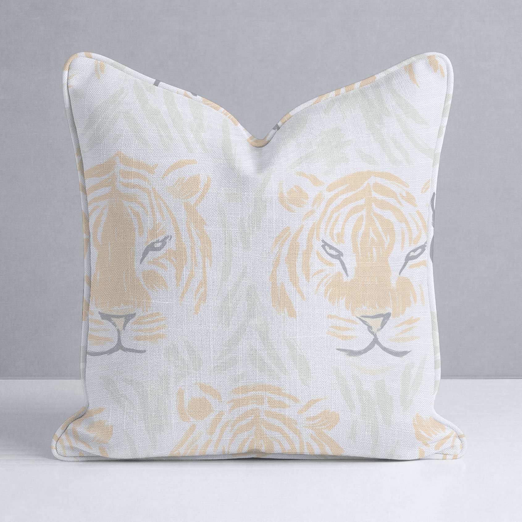 Tara Tigers Throw Pillow - Benton Lane Home - Lemon Park