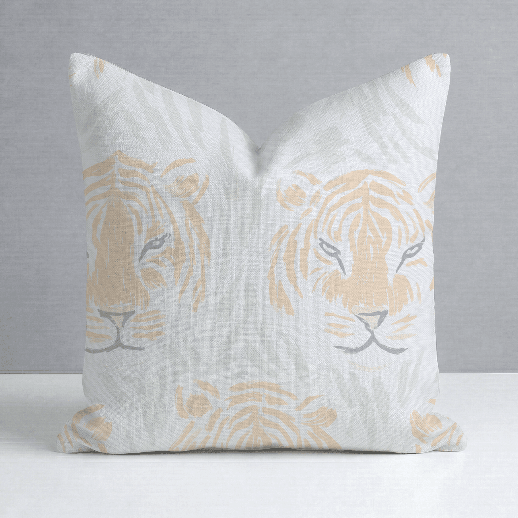 Tara Tigers Throw Pillow - Benton Lane Home - Lemon Park