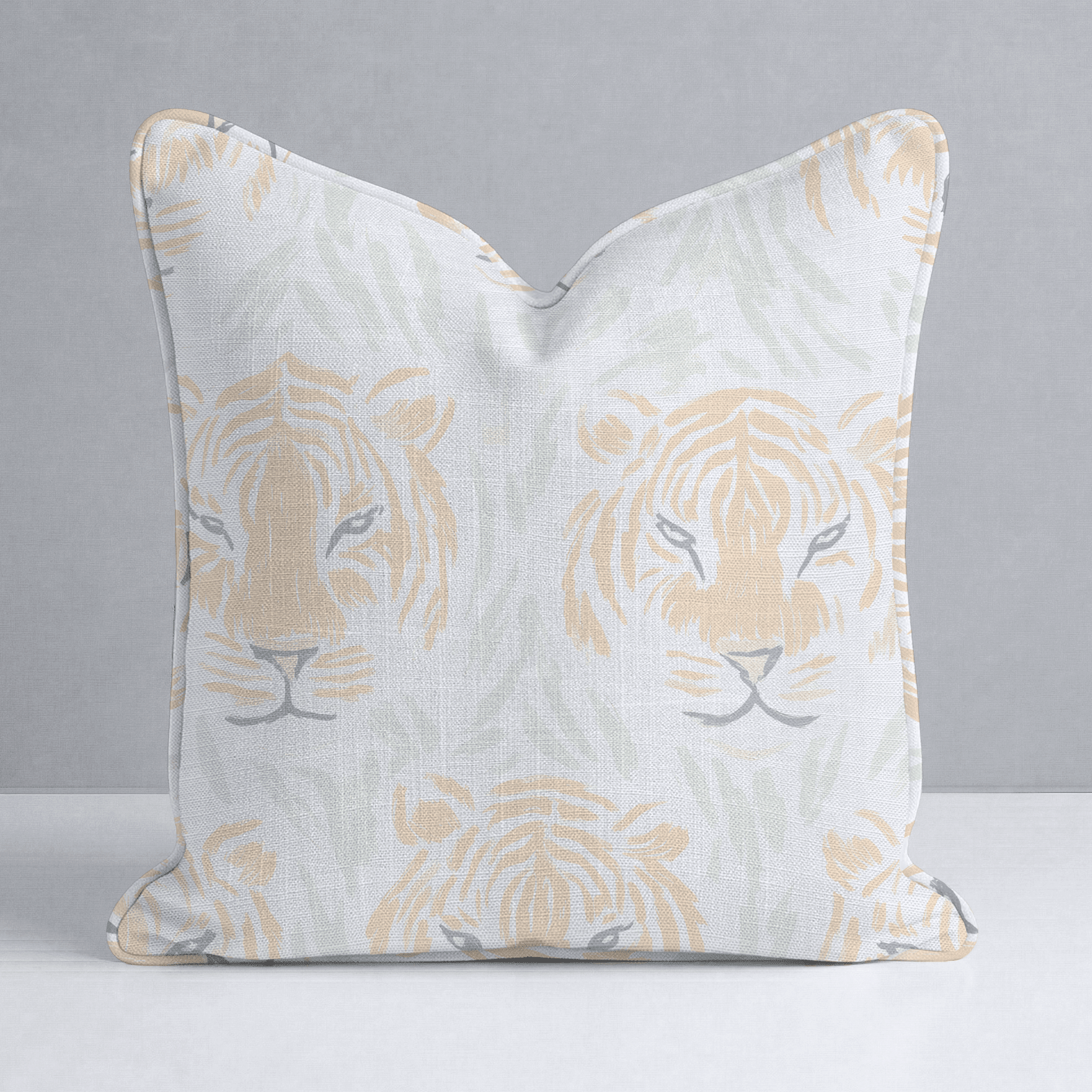 Tara Tigers Throw Pillow - Benton Lane Home - Lemon Park