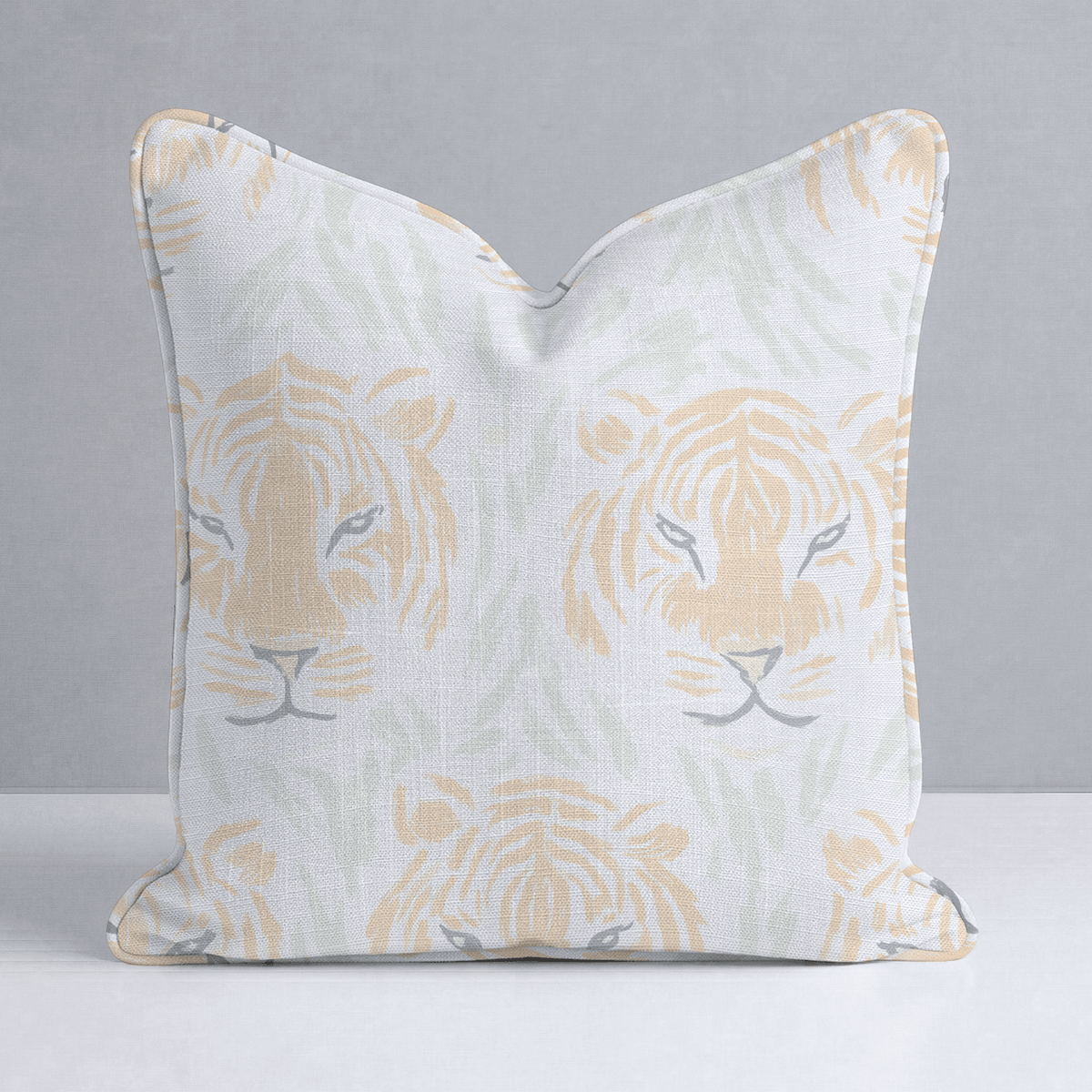 Tara Tigers Throw Pillow - Lemon Park