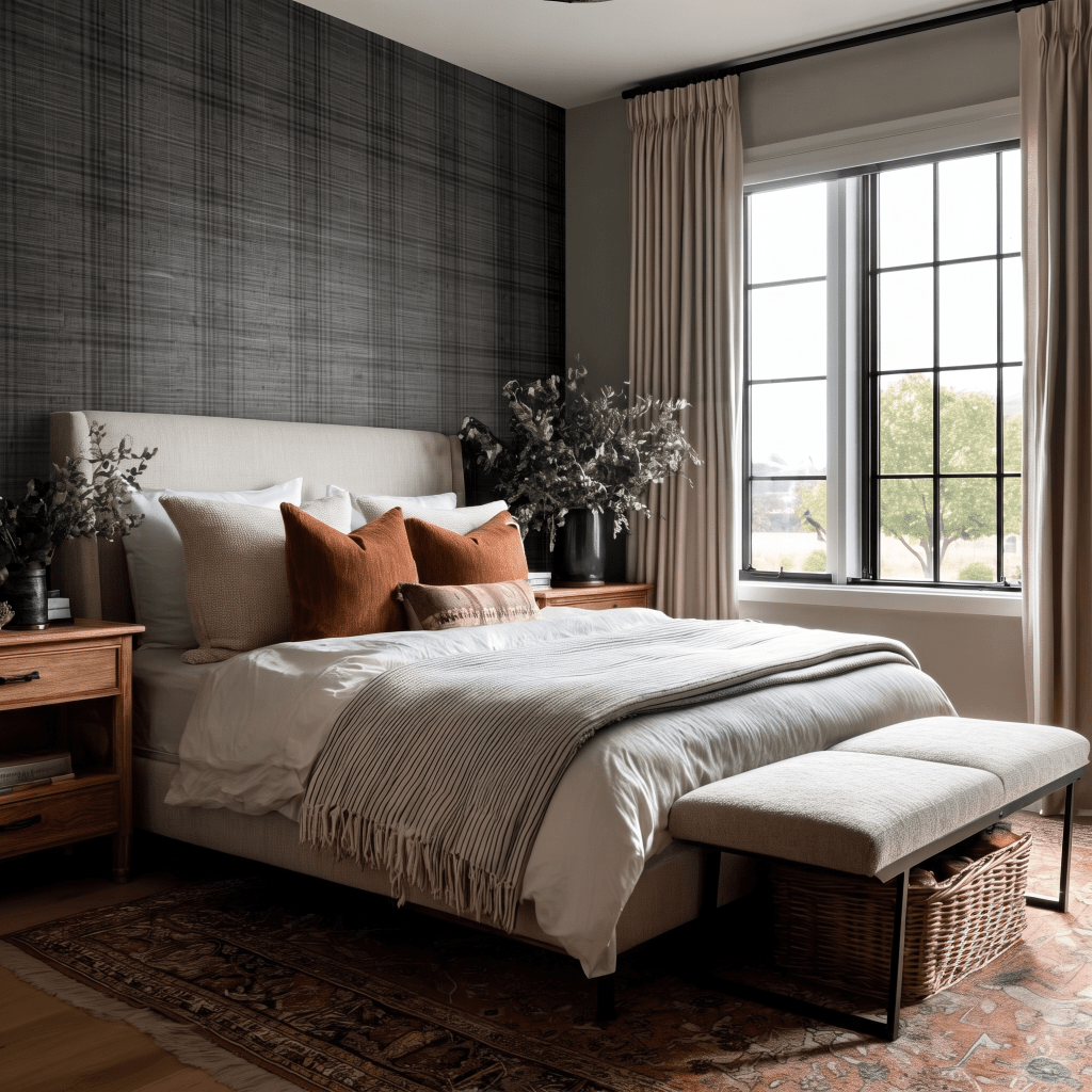 Tatum Faux Grasscloth Wallpaper - Painted Paper