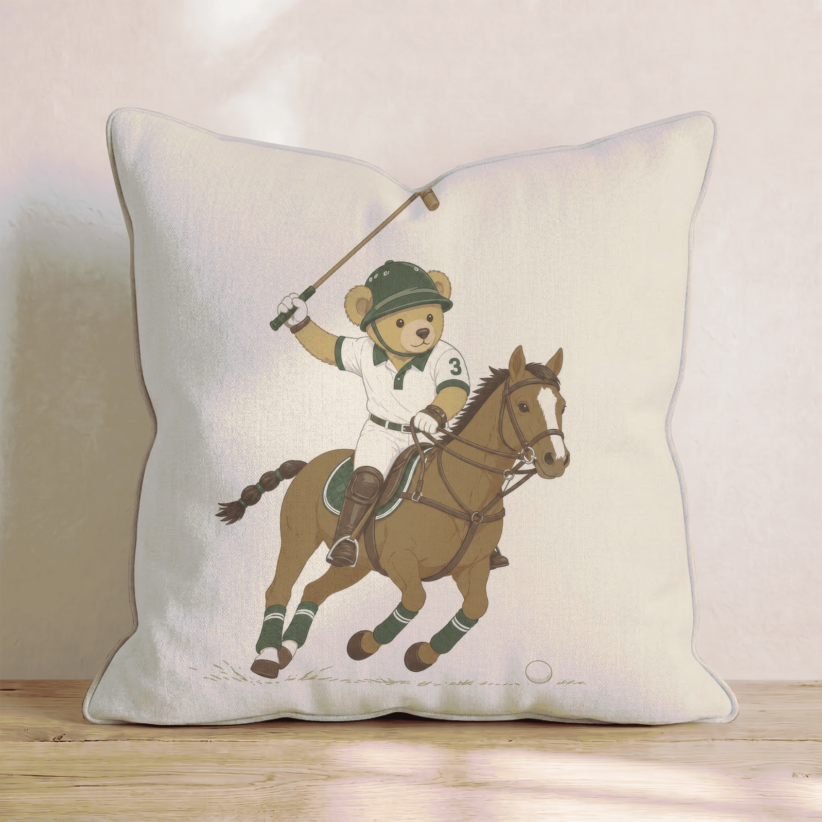 Teddy Polo Throw Pillow - Benton Lane Home - Hillcroft Home