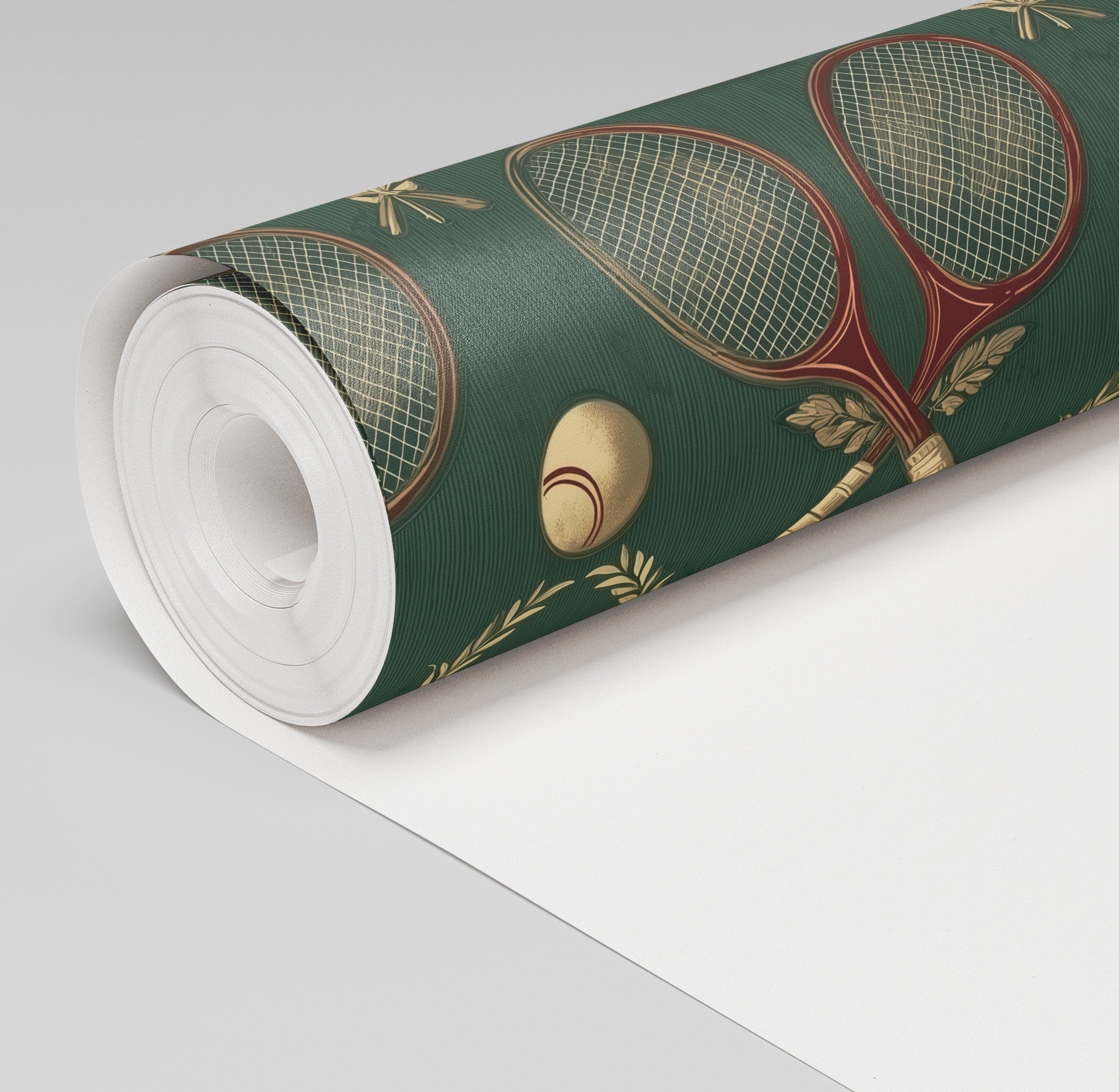 Tennis Club Wallpaper - Benton Lane Home - Painted Paper