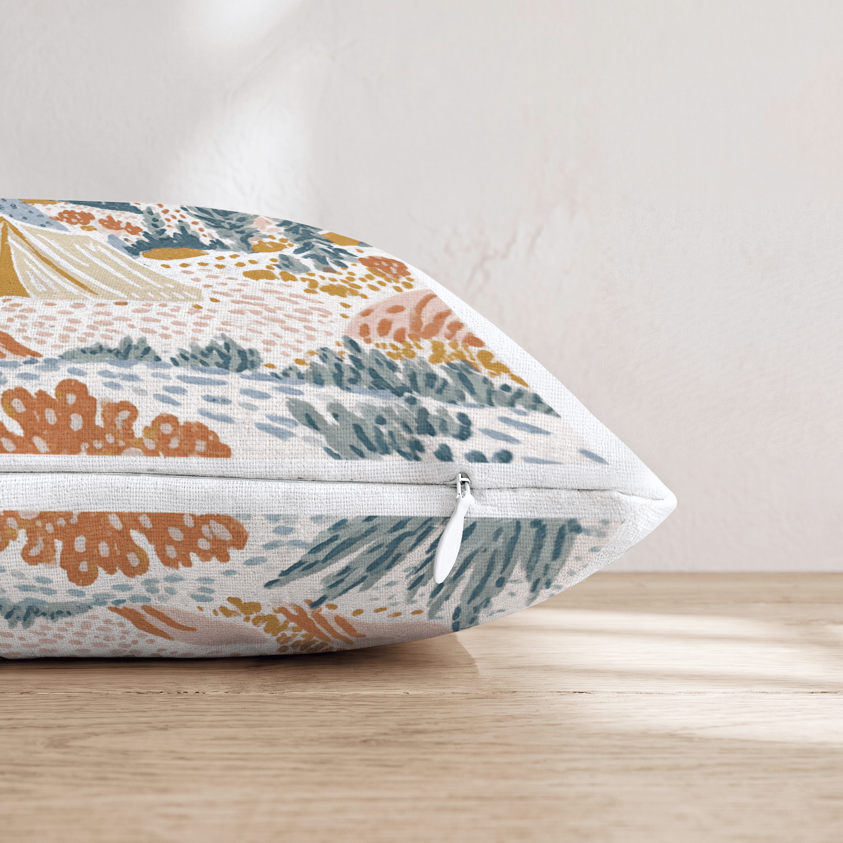 Tent Camping Throw Pillow - Hillcroft Home