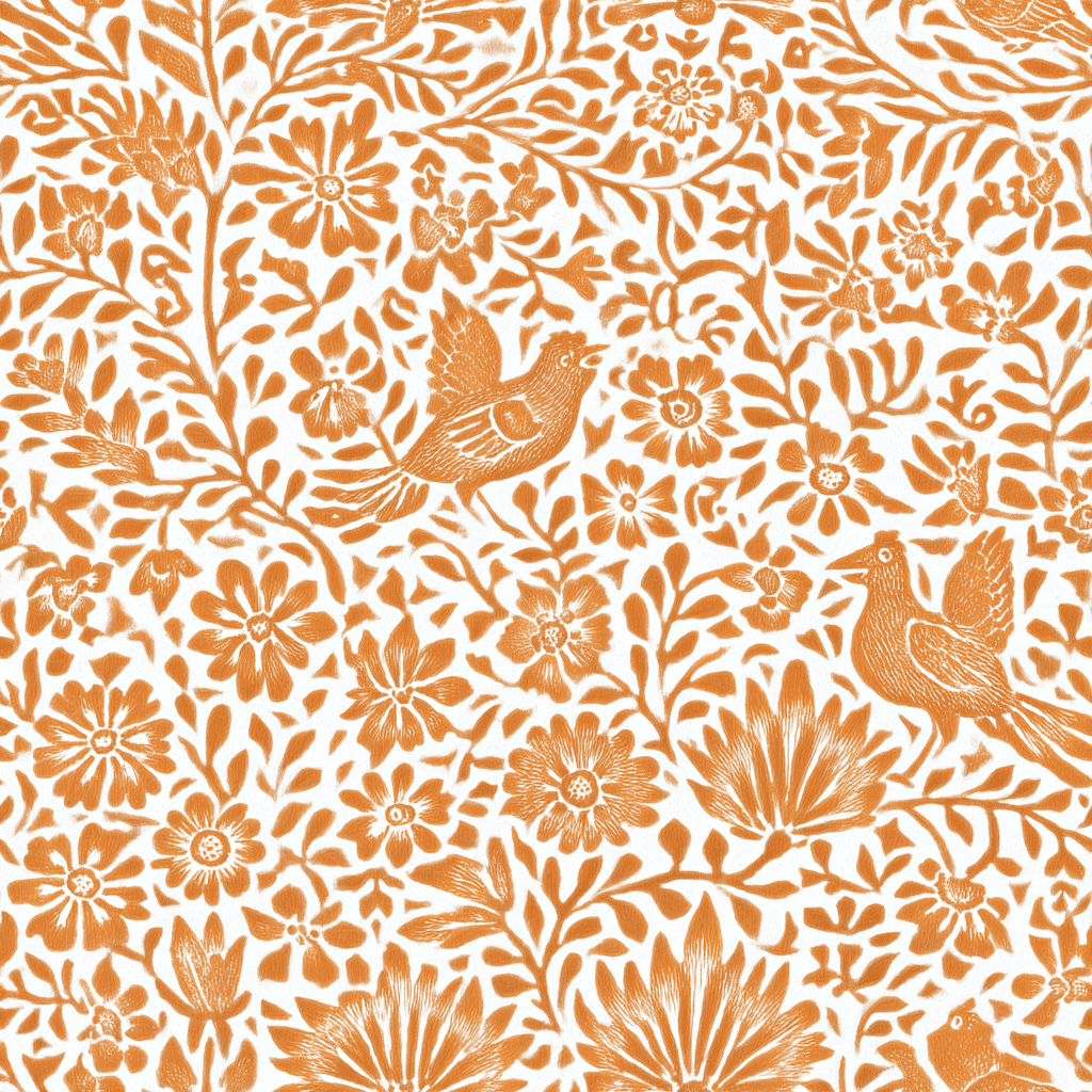 Terracotta Wallpaper - Painted Paper