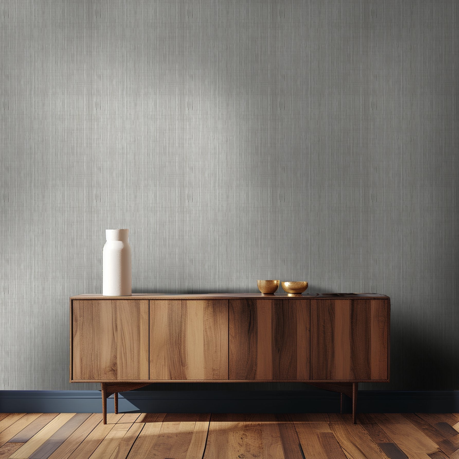 Thaden Faux Grasscloth Wallpaper - Painted Paper