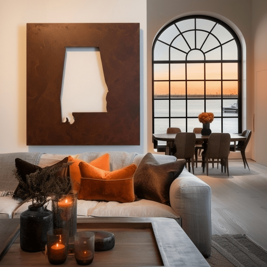 The Alabama - Metal Wall Art - Benton Lane Home - Anthem Classic