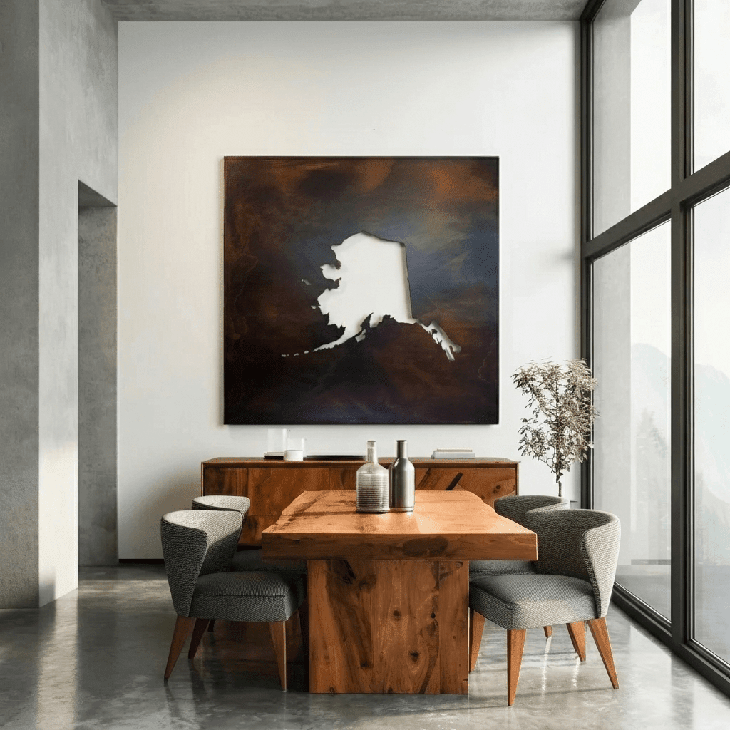 The Alaska - Metal Wall Art - Benton Lane Home - Anthem Classic