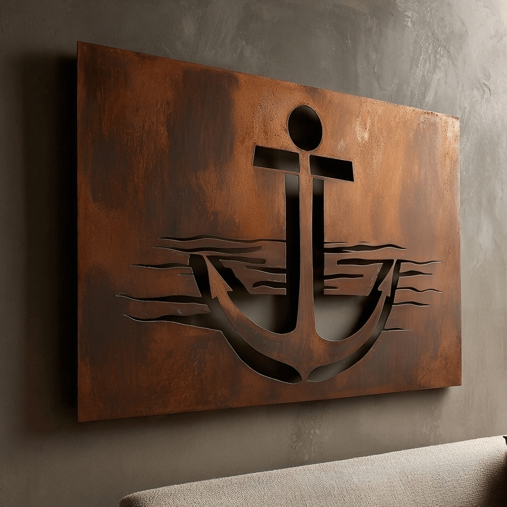 The Anchor - Metal Wall Art - Benton Lane Home - Anthem Classic