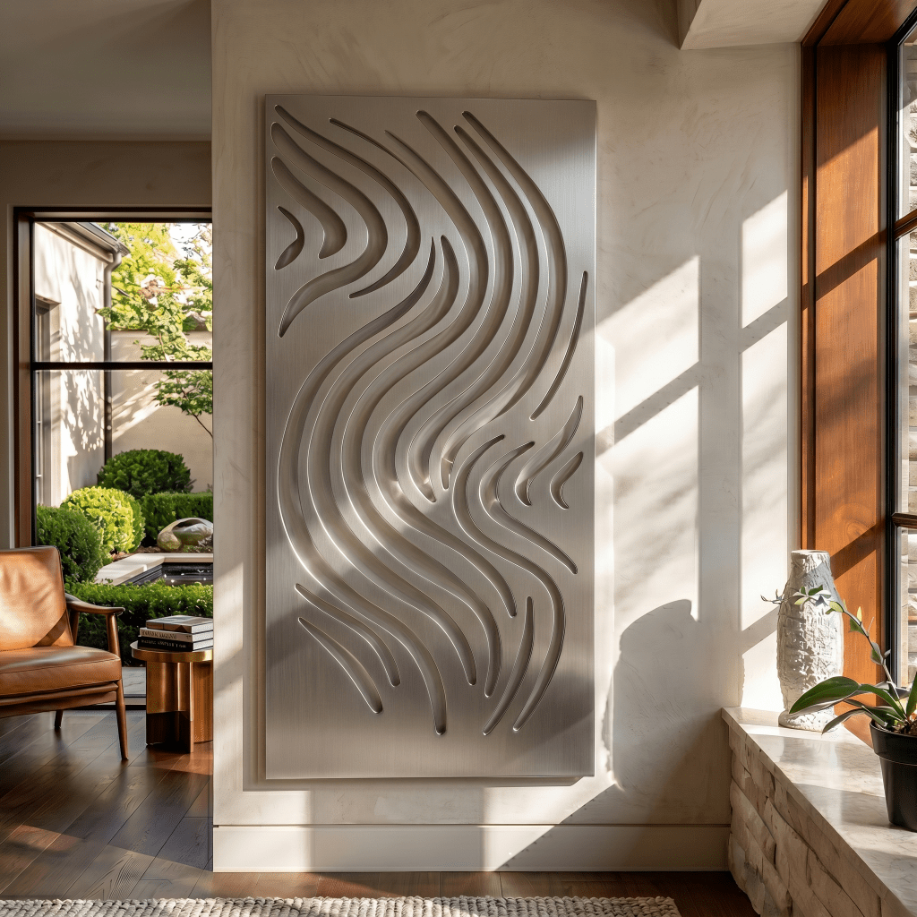 The Aura Flow - Metal Wall Art - Benton Lane Home - Carbon Designs