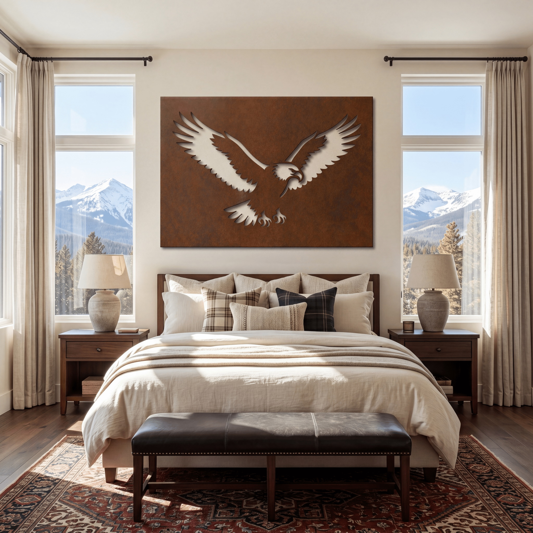 The Bald Eagle - Metal Wall Art - Oxide - Benton Lane Home - Anthem Classic