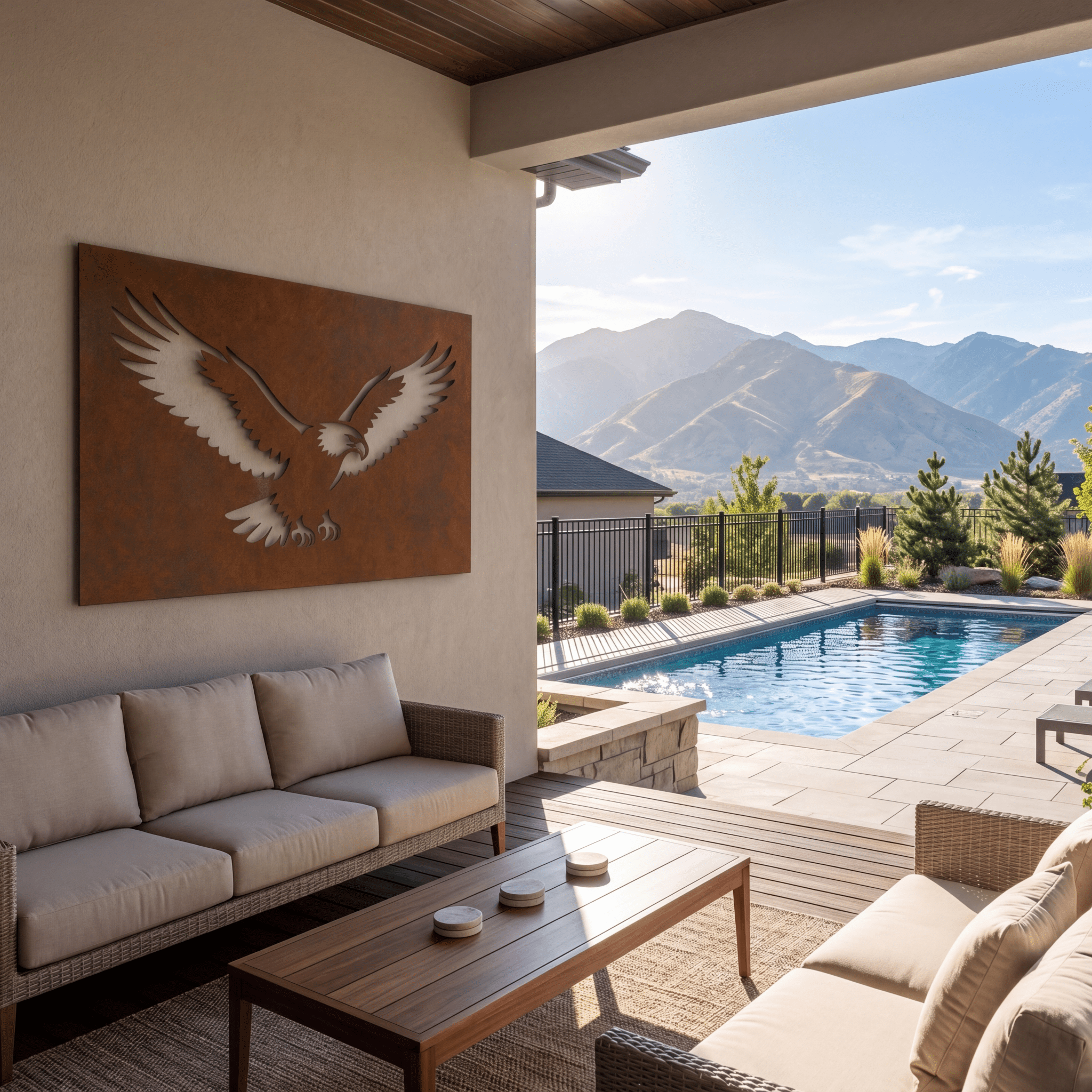The Bald Eagle - Metal Wall Art - Oxide - Benton Lane Home - Anthem Classic