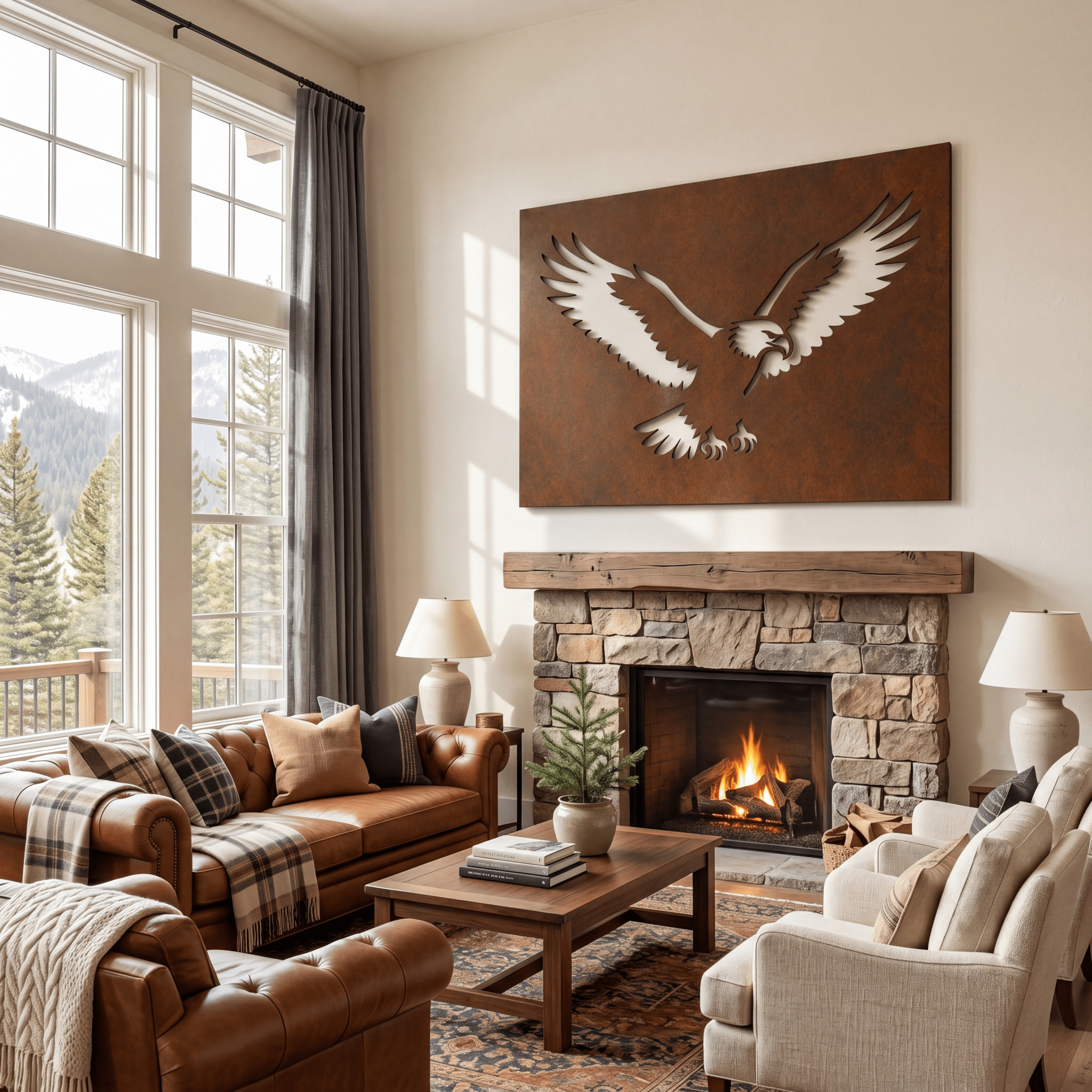 The Bald Eagle - Metal Wall Art - Oxide - Benton Lane Home - Anthem Classic