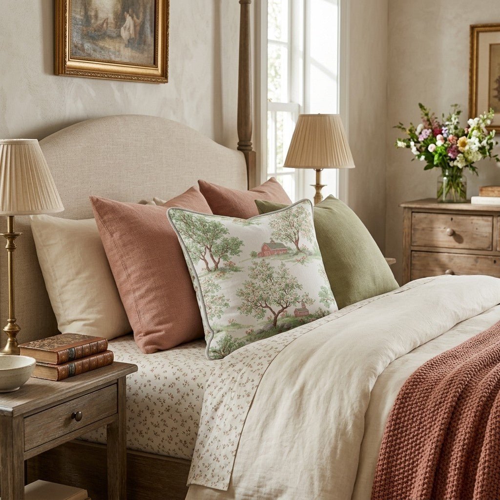 The Barn Throw Pillow - Benton Lane Home - Hillcroft Home