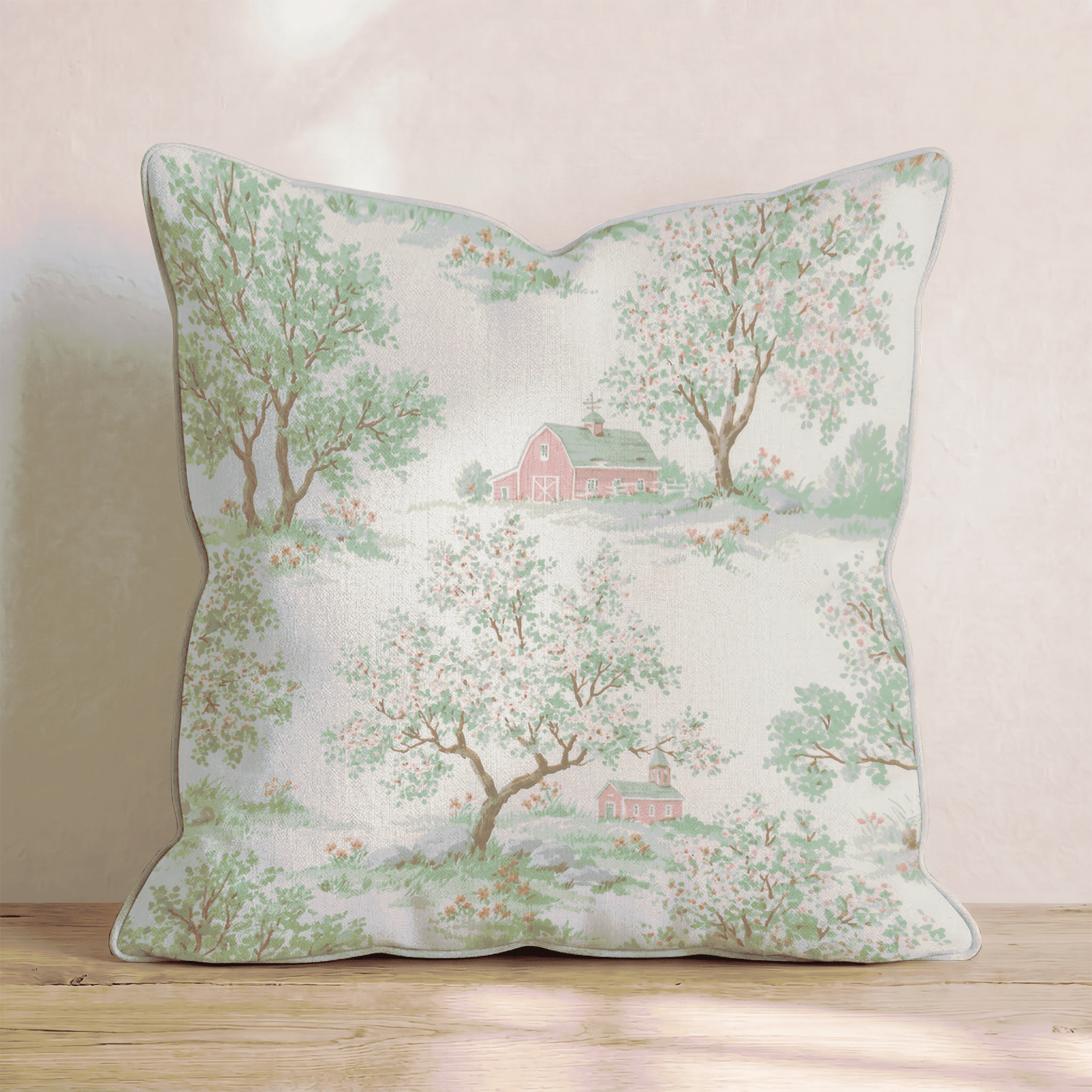 The Barn Throw Pillow - Benton Lane Home - Hillcroft Home