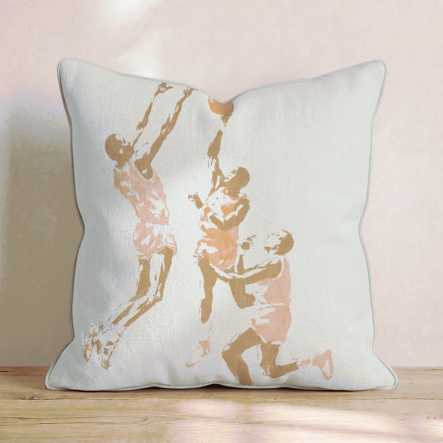 The Basketball Game Throw Pillow - Benton Lane Home - Hillcroft Home