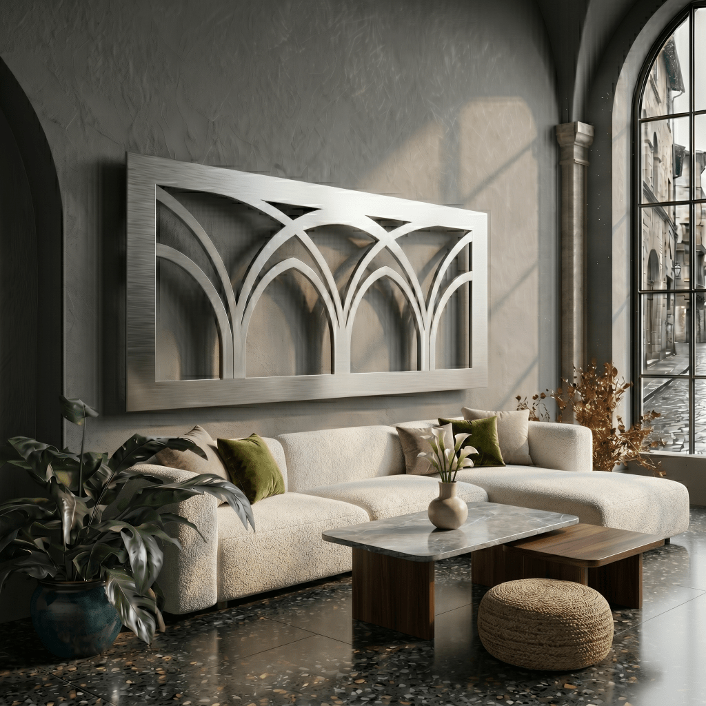 The Beams - Metal Wall Art - Benton Lane Home - Carbon Designs