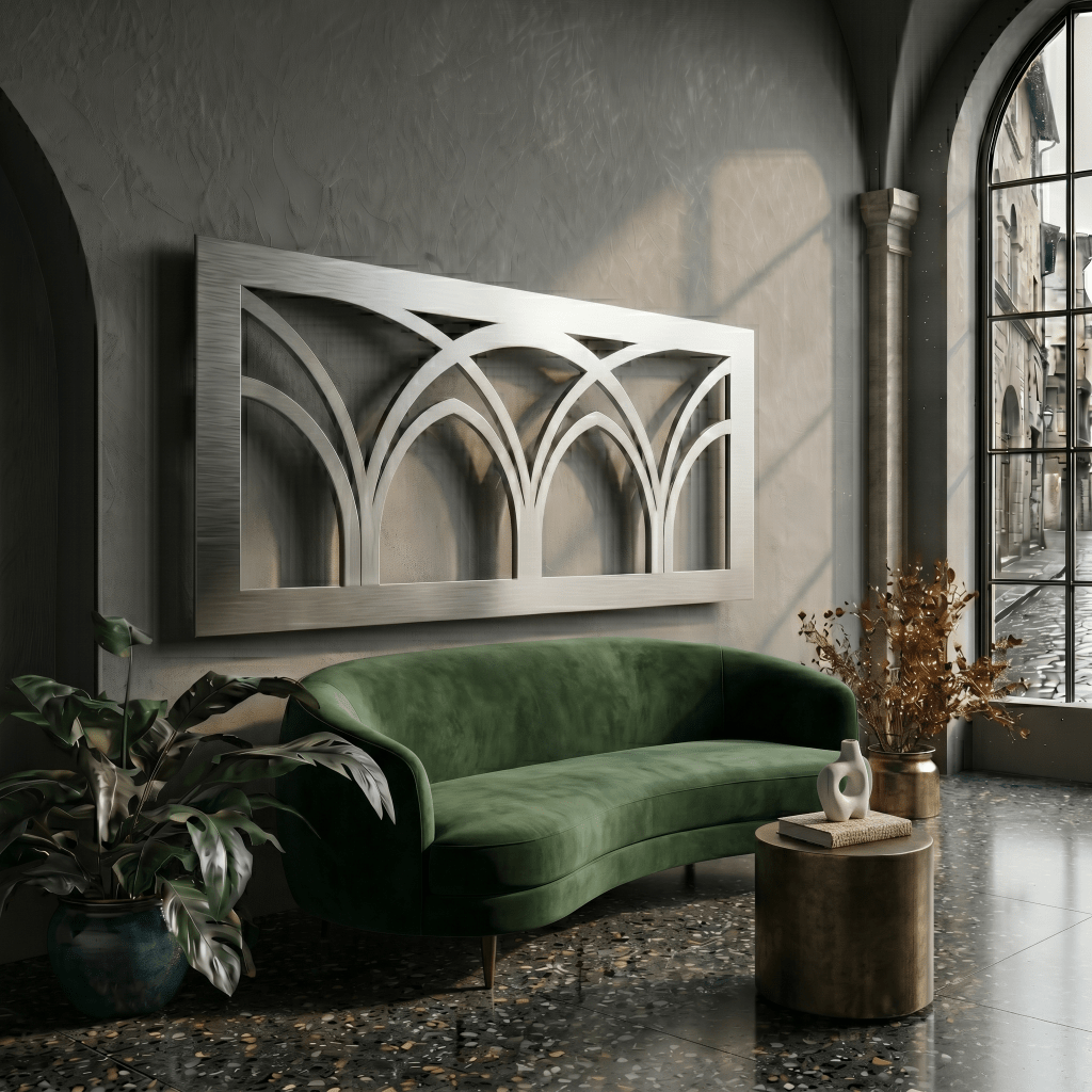 The Beams - Metal Wall Art - Benton Lane Home - Carbon Designs