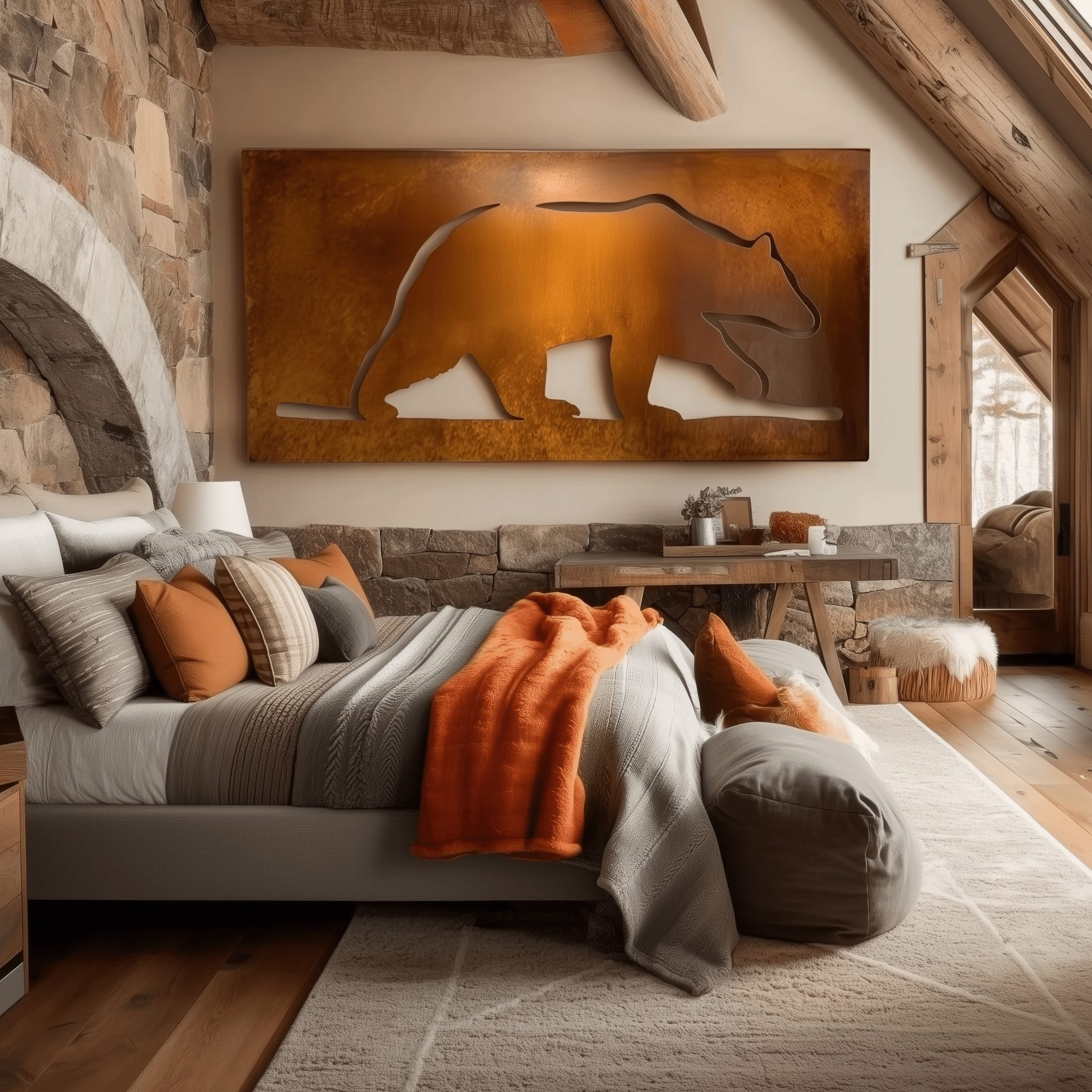The Bear - Metal Wall Art - Benton Lane Home - Anthem Classic