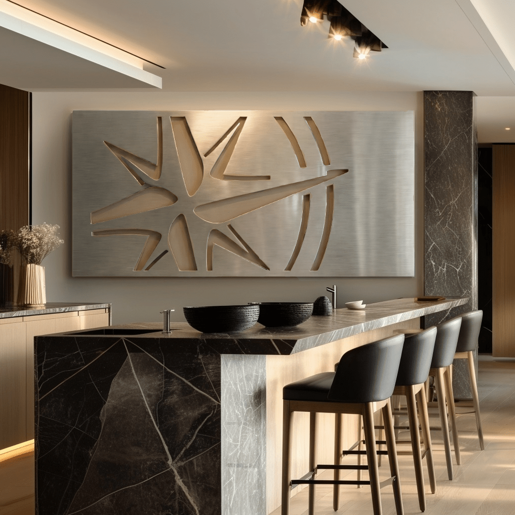 The Bearing - Metal Wall Art - Benton Lane Home - Carbon Designs
