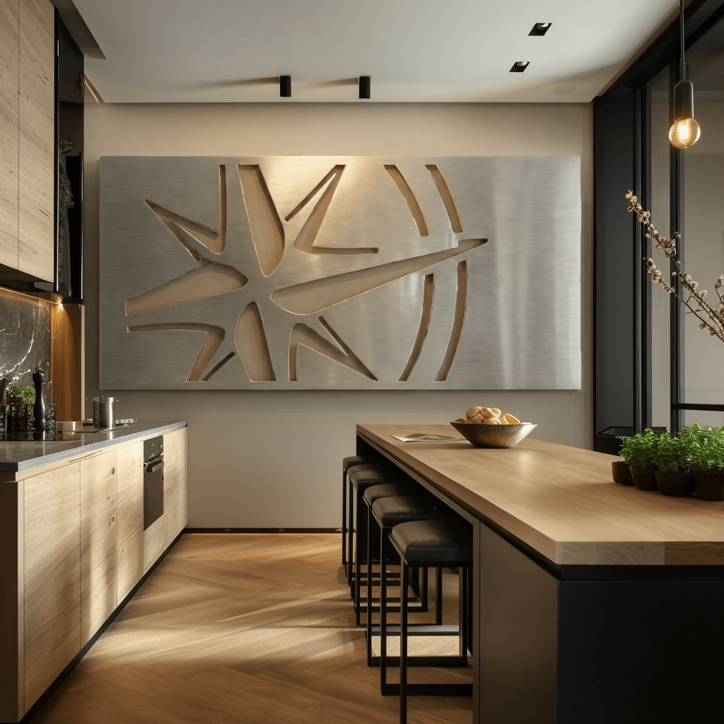 The Bearing - Metal Wall Art - Benton Lane Home - Carbon Designs