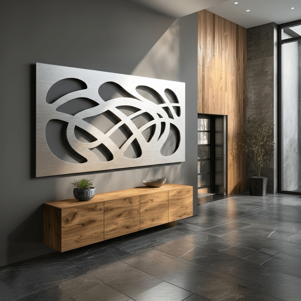 The Bioma - Metal Wall Art - Benton Lane Home - Carbon Designs