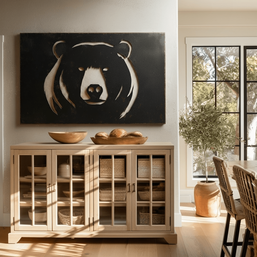 The Black Bear - Metal Wall Art - Benton Lane Home - Anthem Classic