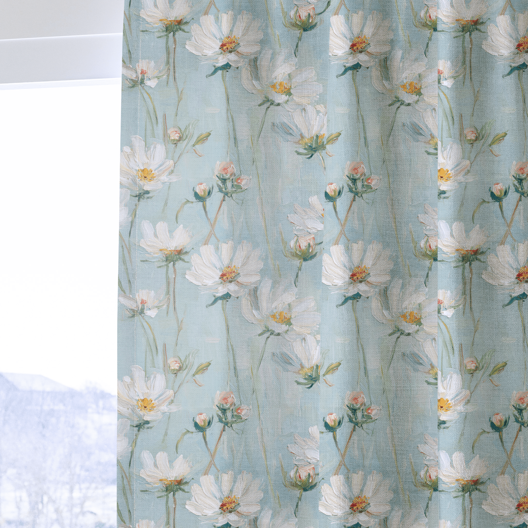 The Blossom - Drapery - Benton Lane Home - Lemon Park