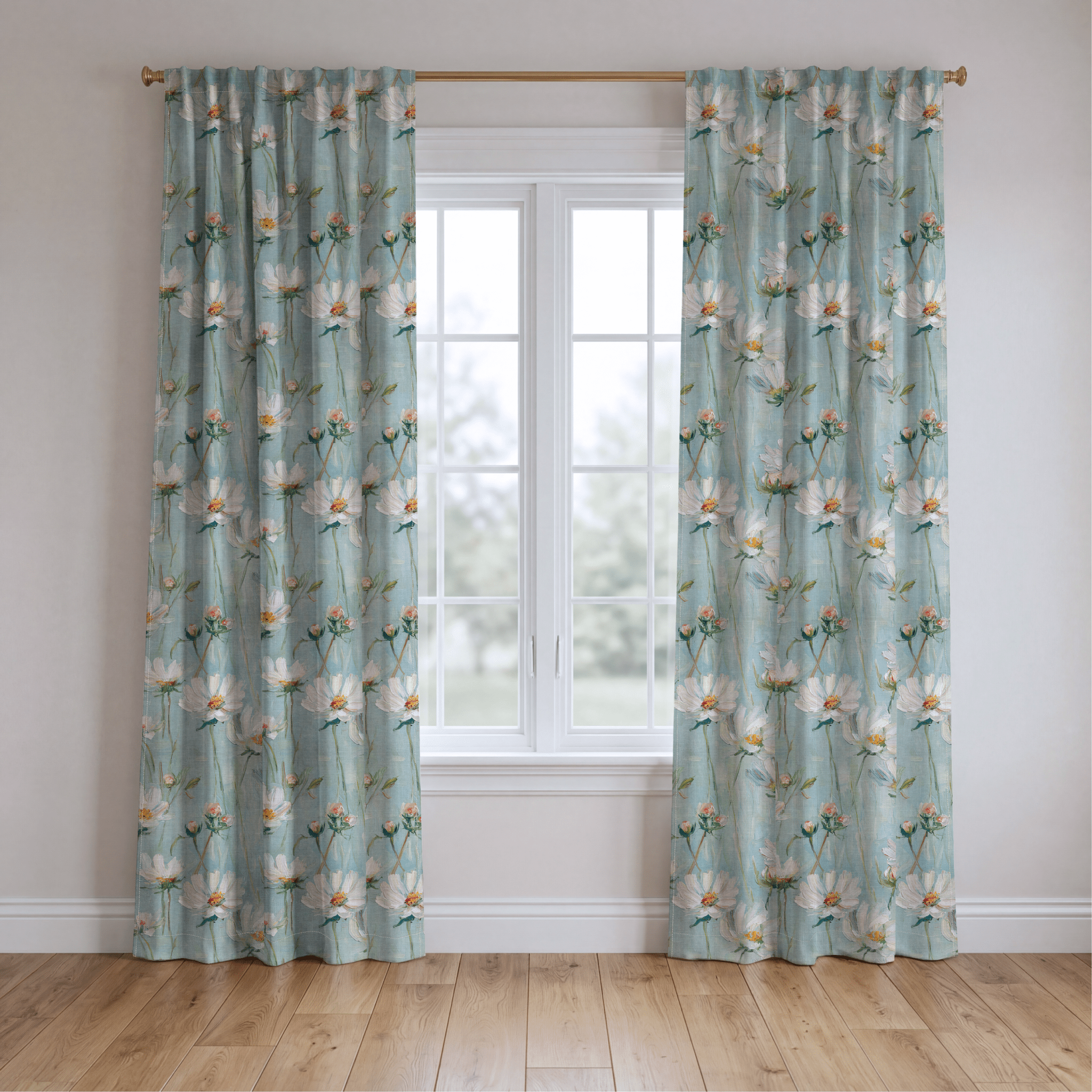 The Blossom - Drapery - Benton Lane Home - Lemon Park